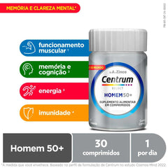 Polivitamínico Centrum Select Homem  30 Unidades - Comprimido