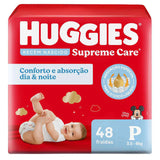 Fralda Huggies Supreme Care  Tamanho P - 48 Unidades