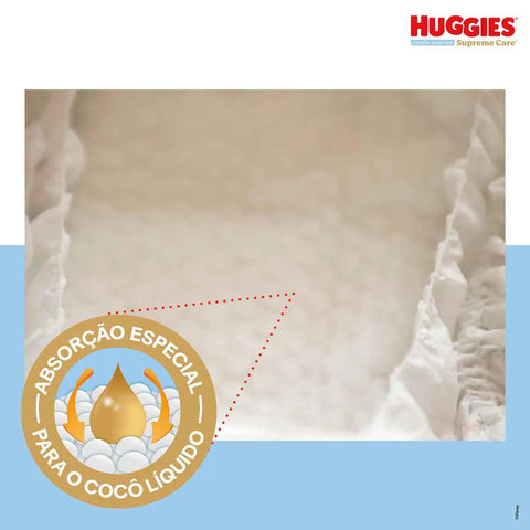 Fralda Huggies Supreme Care  Tamanho P - 48 Unidades