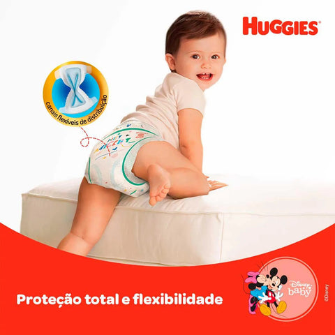 Fralda Huggies Supreme Care  Tamanho M - 80 Unidades