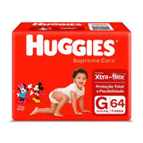 Fralda Huggies Supreme Care  Tamanho G - 64 Unidades