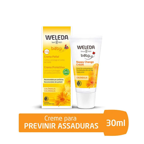 Creme para Assaduras Weleda Baby Calêndula  30 mL - Pomada