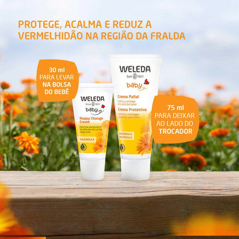 Creme para Assaduras Weleda Baby Calêndula  30 mL - Pomada