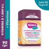 Suplemento Alimentar Addera + Vitaminas  1000UI - 90 Unidades - Comprimido