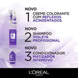 Tintura L'Oréal Imédia Excellence Blondes Suprême Nº 9.12 Louro Muito Claro Pérola