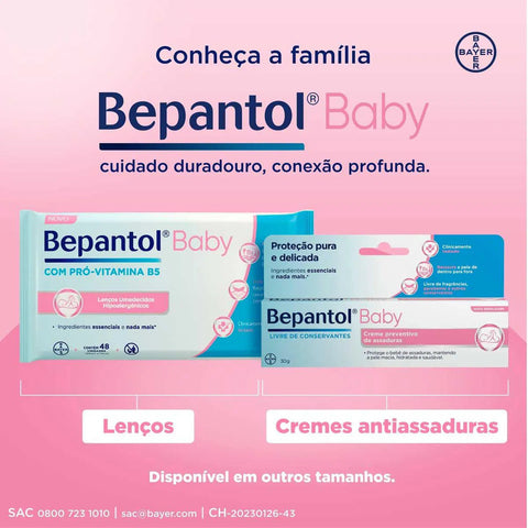 Creme para Assaduras Bepantol Baby  30 g - Creme