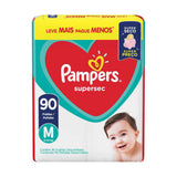 Fralda Pampers Supersec  Tamanho M - 90 Unidades