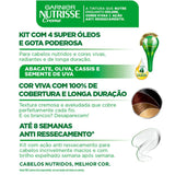 Tintura Garnier Nutrisse Creme Nº 28 Preto Azulado