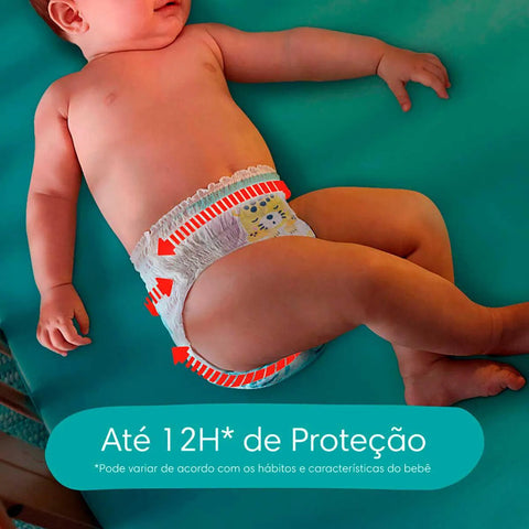 Fralda Pampers Pants Ajuste Total  Tamanho M - 20 Unidades