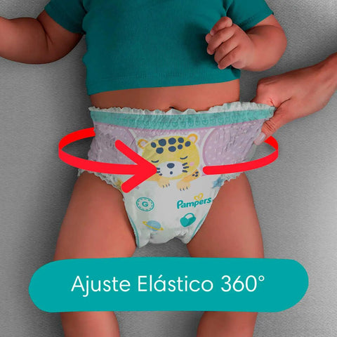 Fralda Pampers Pants Ajuste Total  Tamanho M - 20 Unidades