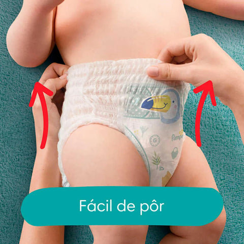 Fralda Pampers Pants Ajuste Total  Tamanho XXG - 12 Unidades