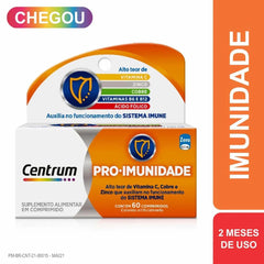 Polivitamínico Centrum Pró-Imunidade  60 Unidades - Comprimido