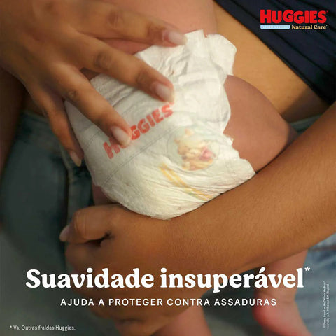 Fralda Huggies Natural Care  Tamanho P - 36 Unidades