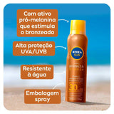 Protetor Solar Corporal Nivea Sun Protect & Bronze  FPS 30 - 200 mL (A1)