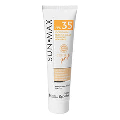 Protetor Solar Sunmax Color Base  Bege Claro - FPS 35 - 60 g