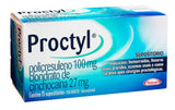 Proctyl  100mg + 27mg - 15 Unidades - Supositório