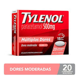 Tylenol  500mg - 20 Unidades - Comprimido