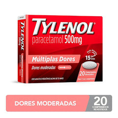 Tylenol  500mg - 20 Unidades - Comprimido