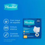 Roupa Íntima Plenitude  Active Plus - Tamanho P / M - 4 x 8 Unidades