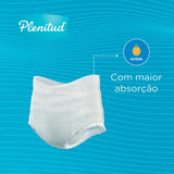 Roupa Íntima Plenitude  Active Plus - Tamanho P / M - 4 x 8 Unidades