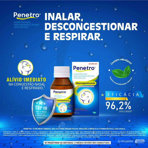 Penetro  33mg/mL + 22mg/mL + 22mg/mL - 45 mL - Solução