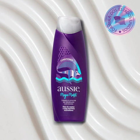 Condicionador Aussie Mega Moist 180Ml