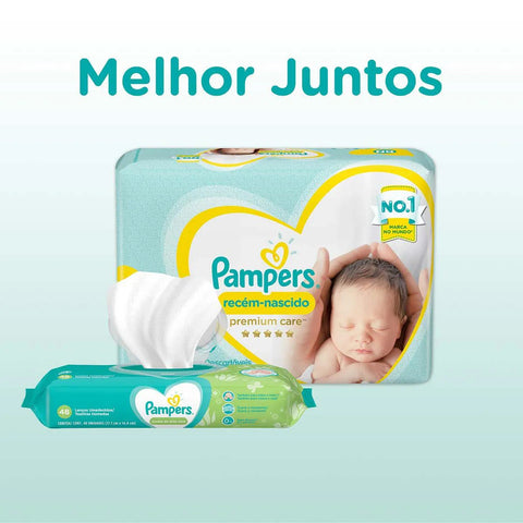 Fralda Pampers Premium Care  Tamanho RN - 36 Unidades