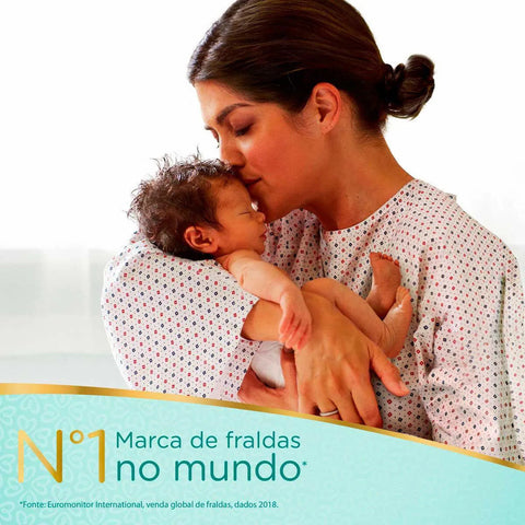 Fralda Pampers Premium Care  Tamanho RN - 36 Unidades