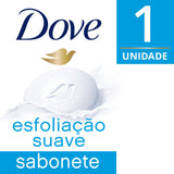 Sabonete Dove Esfoliação Suave Barra Com 90G