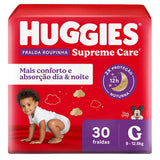 Fralda Huggies Roupinha Supreme Care  Tamanho G - 30 Unidades