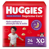 Fralda Huggies Roupinha Supreme Care  Tamanho XG - 6 x 24 Unidades