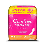 Protetor Diário Carefree Tododia Flexi 40 Unidades
