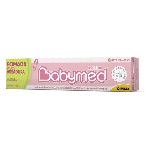 Creme para Assaduras Babymed  Menina - 45 g - Pomada