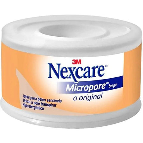 Fita Micropore 3M  2,5cm X 4,5m - Cor Bege - 1 Unidade