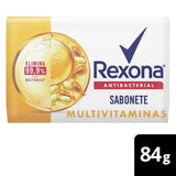 Sabonete Corporal Rexona Antibacterial Multivitaminas, Barra, 1 Unidade Com 84G