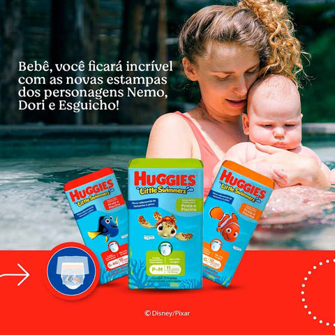 Fralda Huggies Little Swimmers  Tamanho G - 10 Unidades