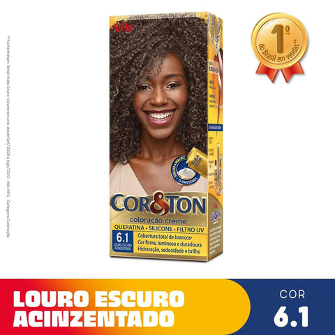 Tintura Cor & Ton Nº 6.1 Louro Escuro Acinzentado