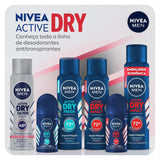 Desodorante Antitranspirante Masculino Nivea Men Active Dry Fresh Aerossol, 1 Unidade Com 150Ml