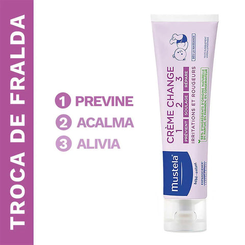 Creme para Assaduras Mustela 123  110 g - Pomada