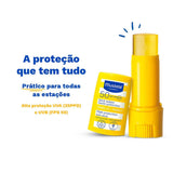 Protetor Solar Corporal Mustela Stick Infantil  FPS 50 - 9 mL