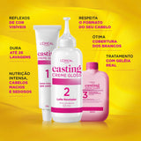 Tonalizante L'Oréal Casting Creme Gloss Nº 400 Castanho Natural
