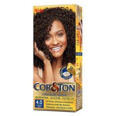 Tintura Cor&Ton 4.0 Castanho Medio Kit