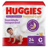 Fralda Huggies Natural Care Roupinha  Tamanho G - 24 Unidades