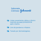 Sabonete em Barra Johnson's Baby  Original - 80 g