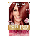 Tintura L'Oréal Imédia Excellence Creme Nº 6.66 Vermelho Acetinado