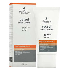 Protetor Solar Facial Episol Smart Color  FPS 50 - 40 mL