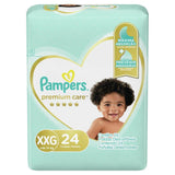 Fralda Pampers Premium Care  Tamanho XXG - 24 Unidades (A1)