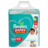 Fralda Pampers Pants Ajuste Total  Tamanho XXG - 60 Unidades