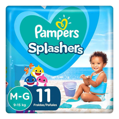 Fralda Pampers Splashers  Tamanho M/G - 11 Unidades