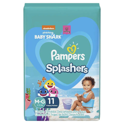 Fralda Pampers Splashers  Tamanho M/G - 11 Unidades